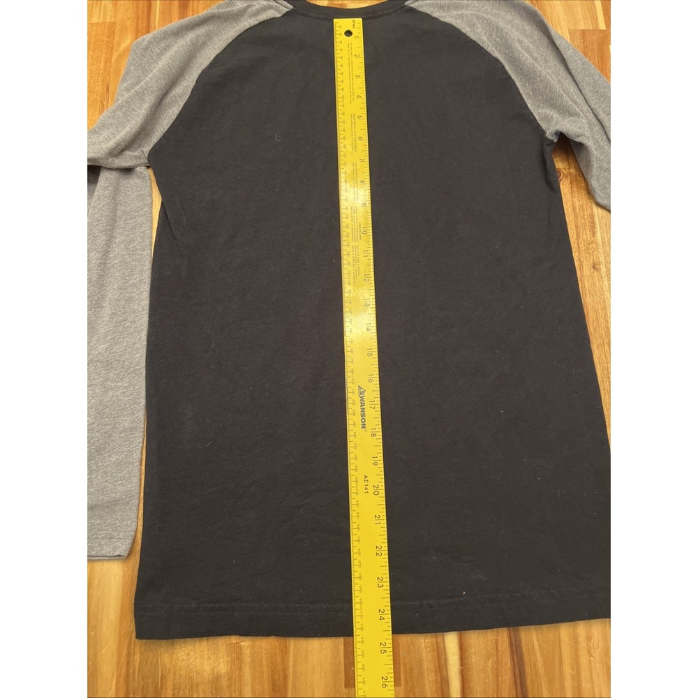 New Orleans Saints NFL Team Apparel Long Sleeve Black Gray Youth XL Shirt - Picture 7 of 10